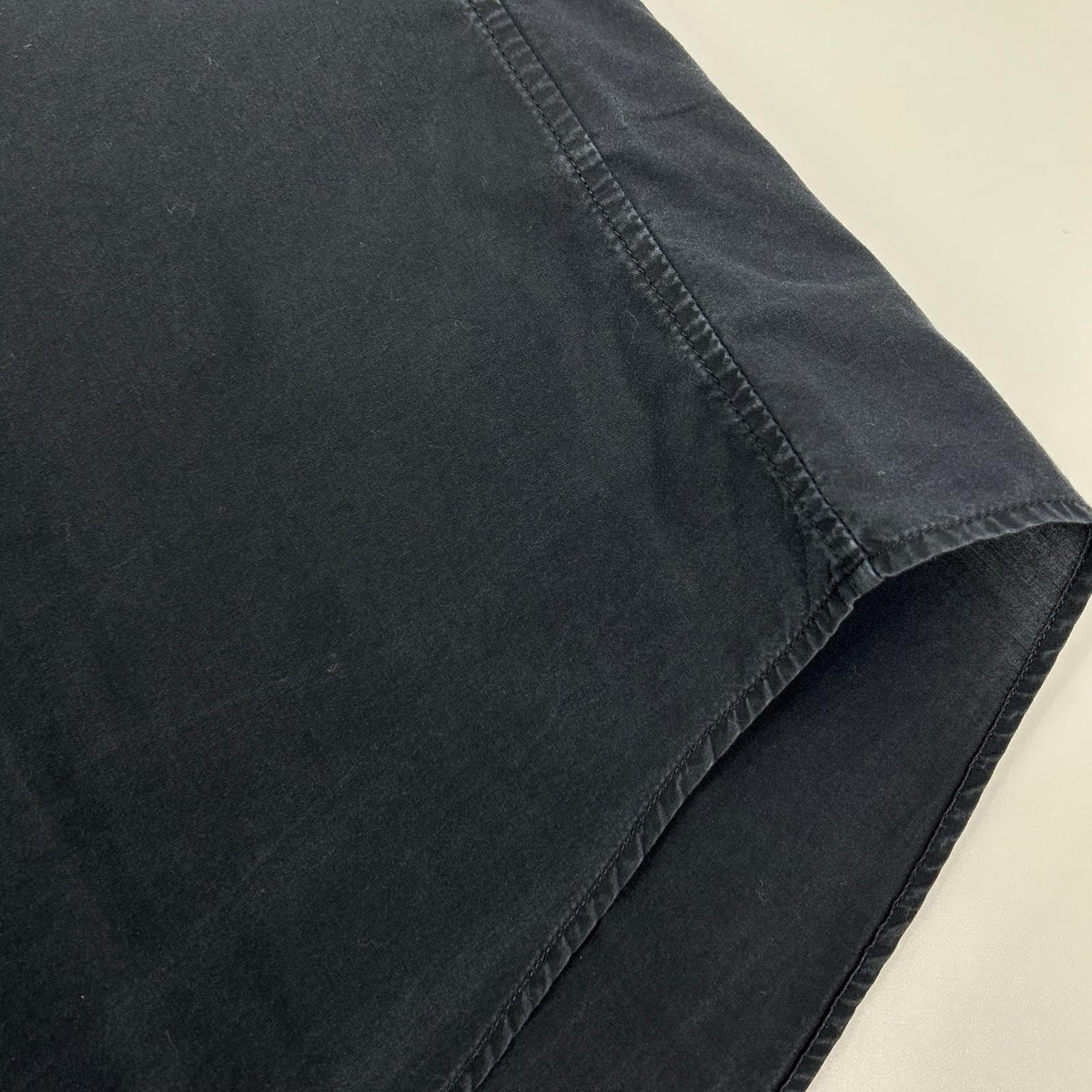 BURBERRY バーバリー 8036118 ブラック コットン ストライプロゴラインデザイン ロングスリーブボタンシャツ トップス