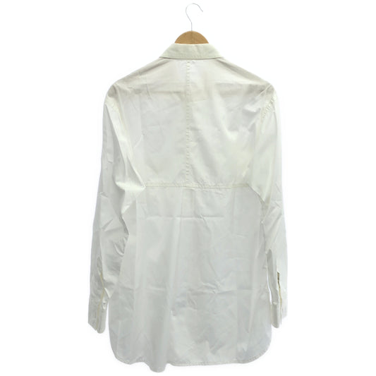 Yohji Yamamoto POUR HOMME ヨウジヤマモトプールオム HK-B02-001 ホワイト CHAIN STITCH BROAD BIG STANDARD SHIRT トップス