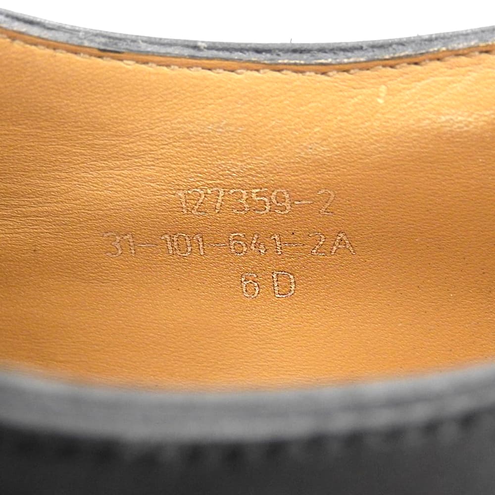 J.M. WESTON ジェイエムウエストン GOLF/ゴルフ OXFORD オックスフォード BOXCALF シューズ 31番ラスト レディース ブラック 6D 641 シューズ