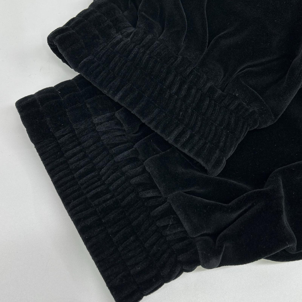 GUCCI 615811 2019 Black Velour Track Pants, Bottoms