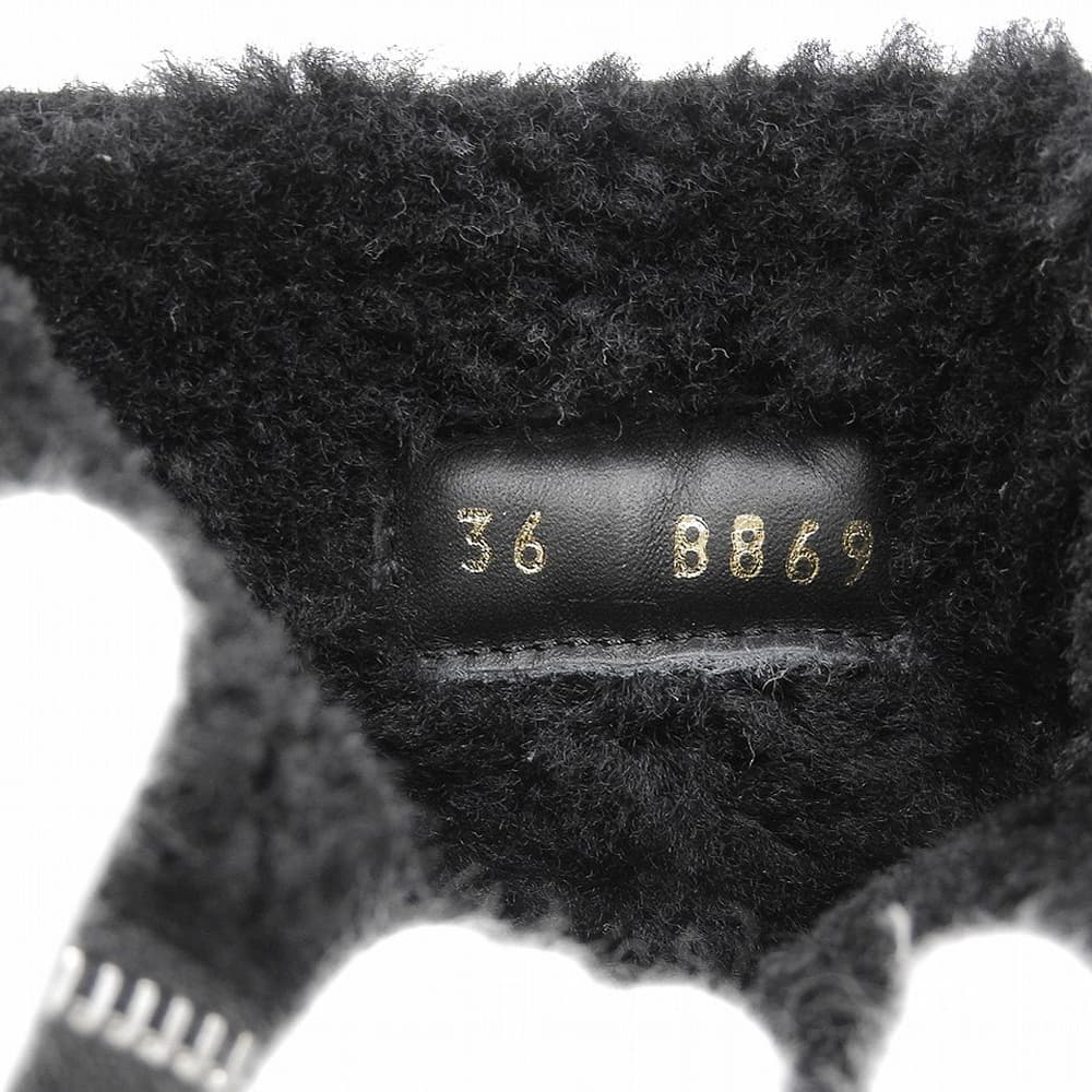 BUTTERO Buttero shearling-lined side-zip ankle boots shoes women's black 36 shoes