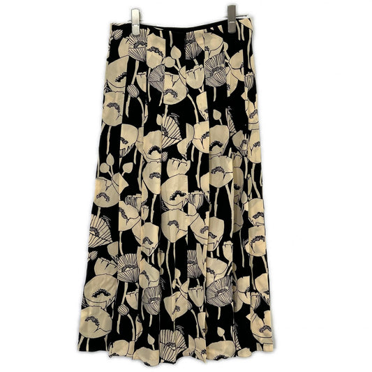GUCCI グッチ 409370 シルク ポピーフラワー 花柄 プリント ロング スカート スカート