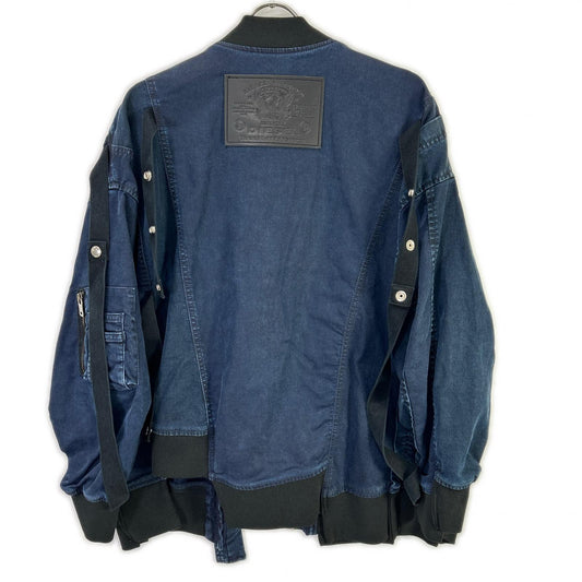 DIESEL ディーゼル A02521 インディゴ D-FRANKIE-SP ジップアップ ミリタリージャケット ジャケット