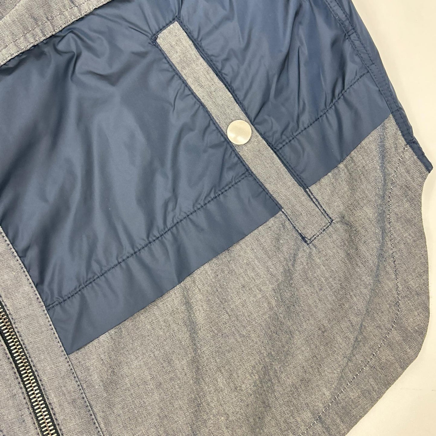 DIESEL BlackGold ディーゼルブラックゴールド ネイビー×ブルー 切り替え ジップアップジャケット ジャケット
