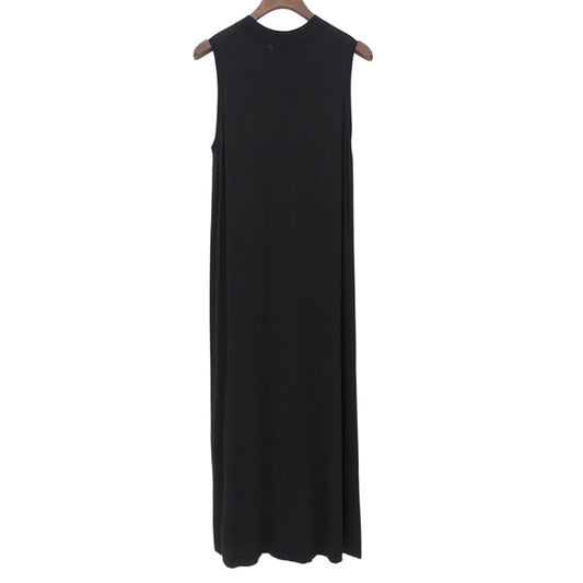 Theory セオリー New Dress Up SL Flare DR ノースリーブ ニットワンピース レディース 黒 ブラック S ワンピース