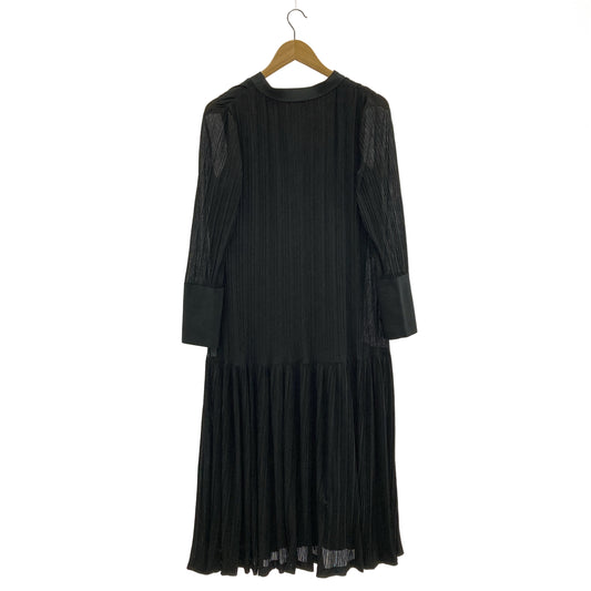 ADORE アドーア 531-1140313 ブラック シアーランダムニットワンピース トップス
