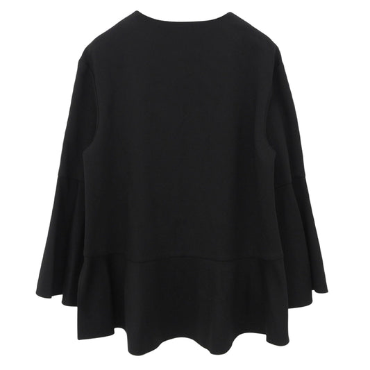 ADORE アドーア 美品 ボンジャージィージップカットソーカーディガン レディース ブラック 38 531-7260707 トップス