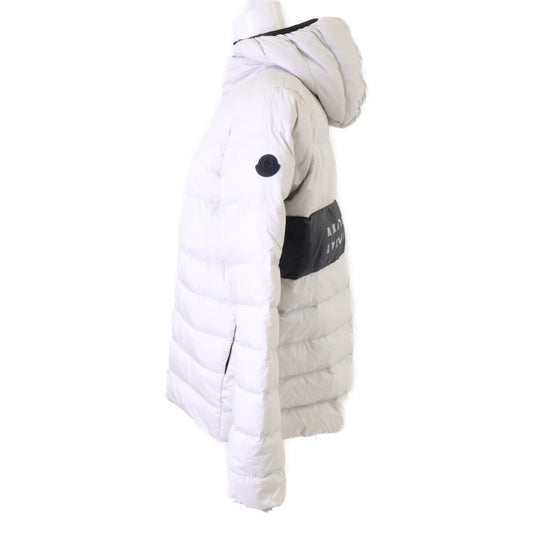 MONCLER モンクレール 22AW PLUVIS/プリュヴィ ナイロン バックロゴ フーデッドライトダウンジャケット ジャケット