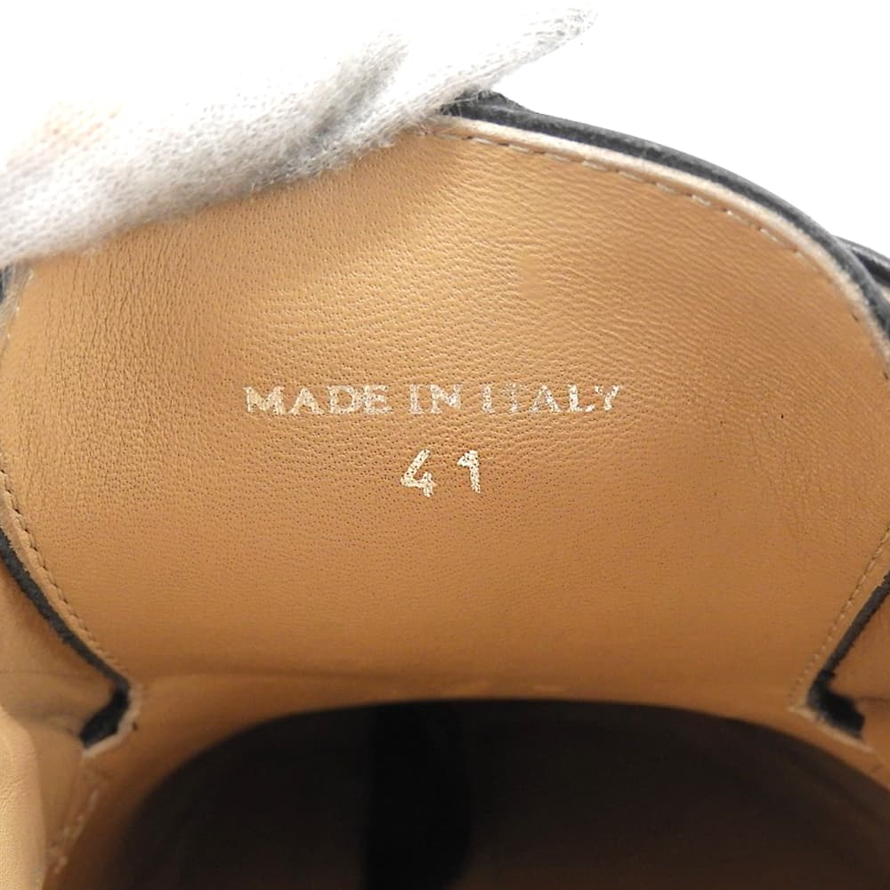 Maison margiela メゾンマルジェラ 美品 TABI COUNTY LACE-UP タビ レースアップ シューズ メンズ ブラック 41 S57WQ0188 シューズ