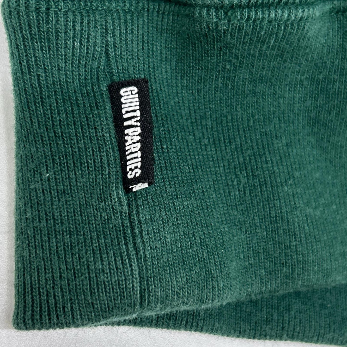 WACKO MARIA ワコマリア グリーン×ブラック コットン フロントロゴ スウェットフーディプルオーバー トップス