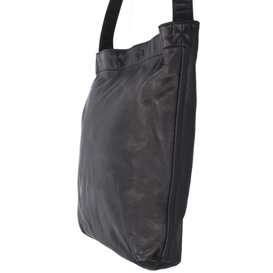 YOKOSAKAMOTO ヨーコサカモト 【美品】YS-BAG-LE-KIP-M RESEARCHER BAG - MEDIUM レザー ショルダーバッグ