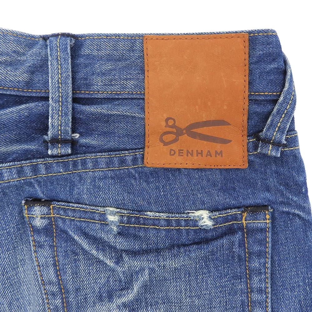DENHAM デンハム UPGRADE R ダメージ加工 デニムパンツ ボトムス メンズ インディゴ W30 ボトムス