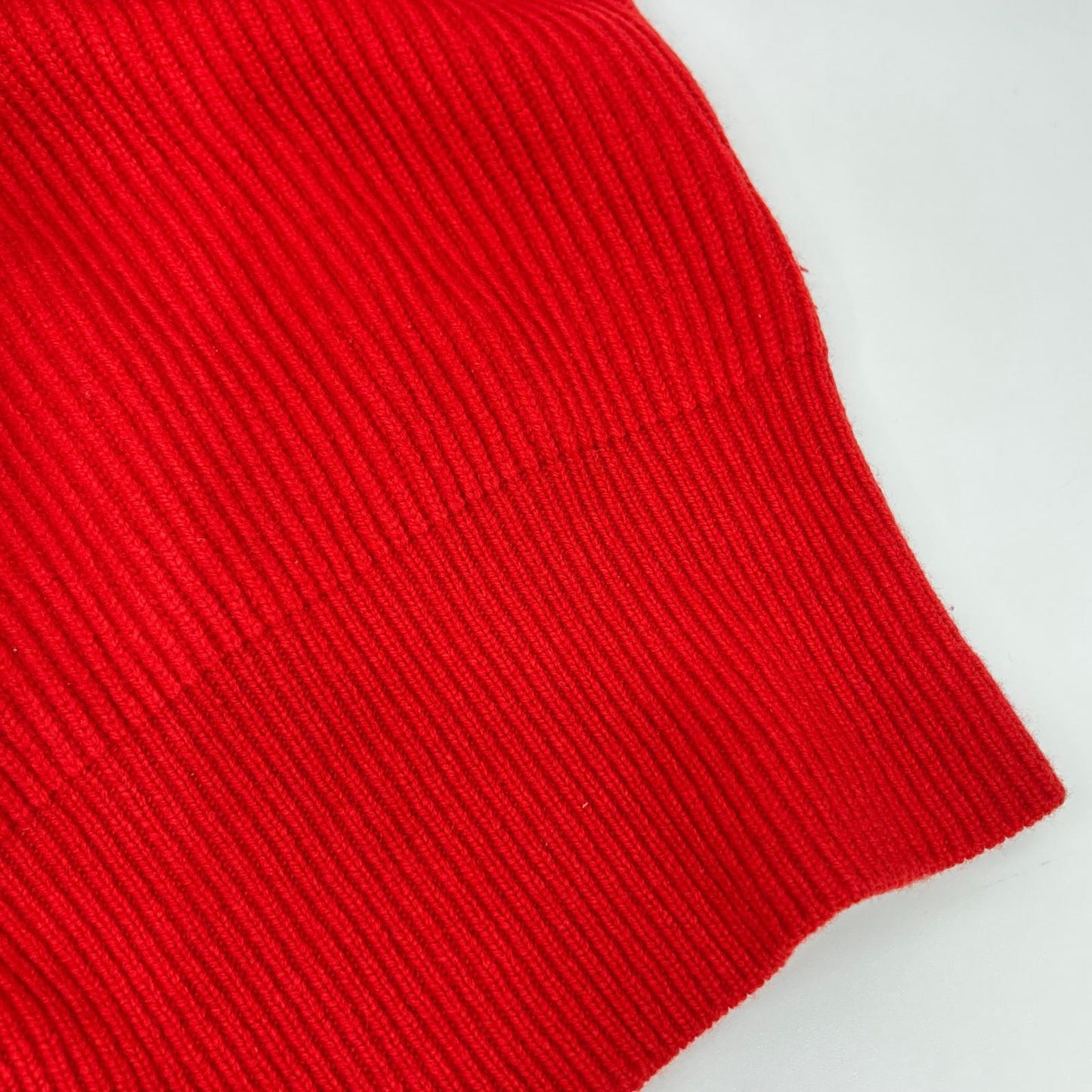 SINME Sinme 23AW Red Medium-Gauge Turtleneck Knit Top