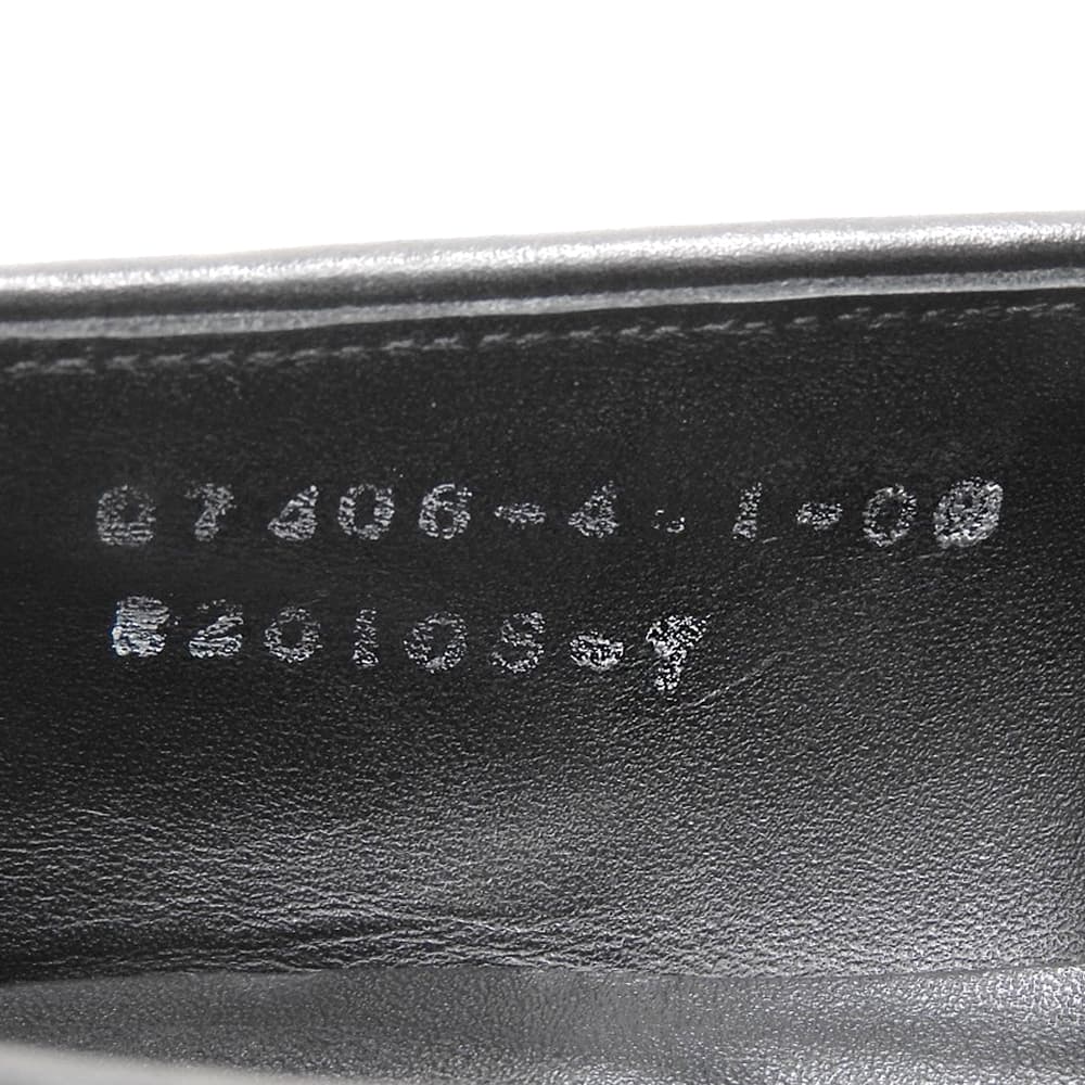 三陽山長 サンヨウヤマチョウ 美品 ヌバック 鹿三郎/SHIKASABURO R2010ラスト タッセルローファー シューズ メンズ 黒 ブラック 7 シューズ