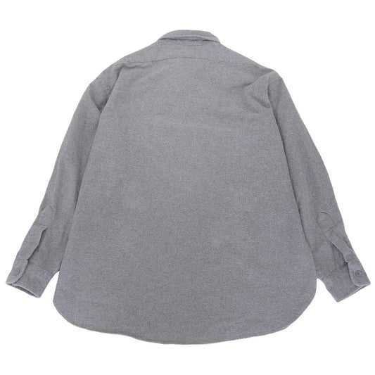 L.L.Bean エルエルビーン USA製 コットン ロングスリーブ ネルシャツ トップス メンズ グレー 16 1/2 1611 90’s トップス