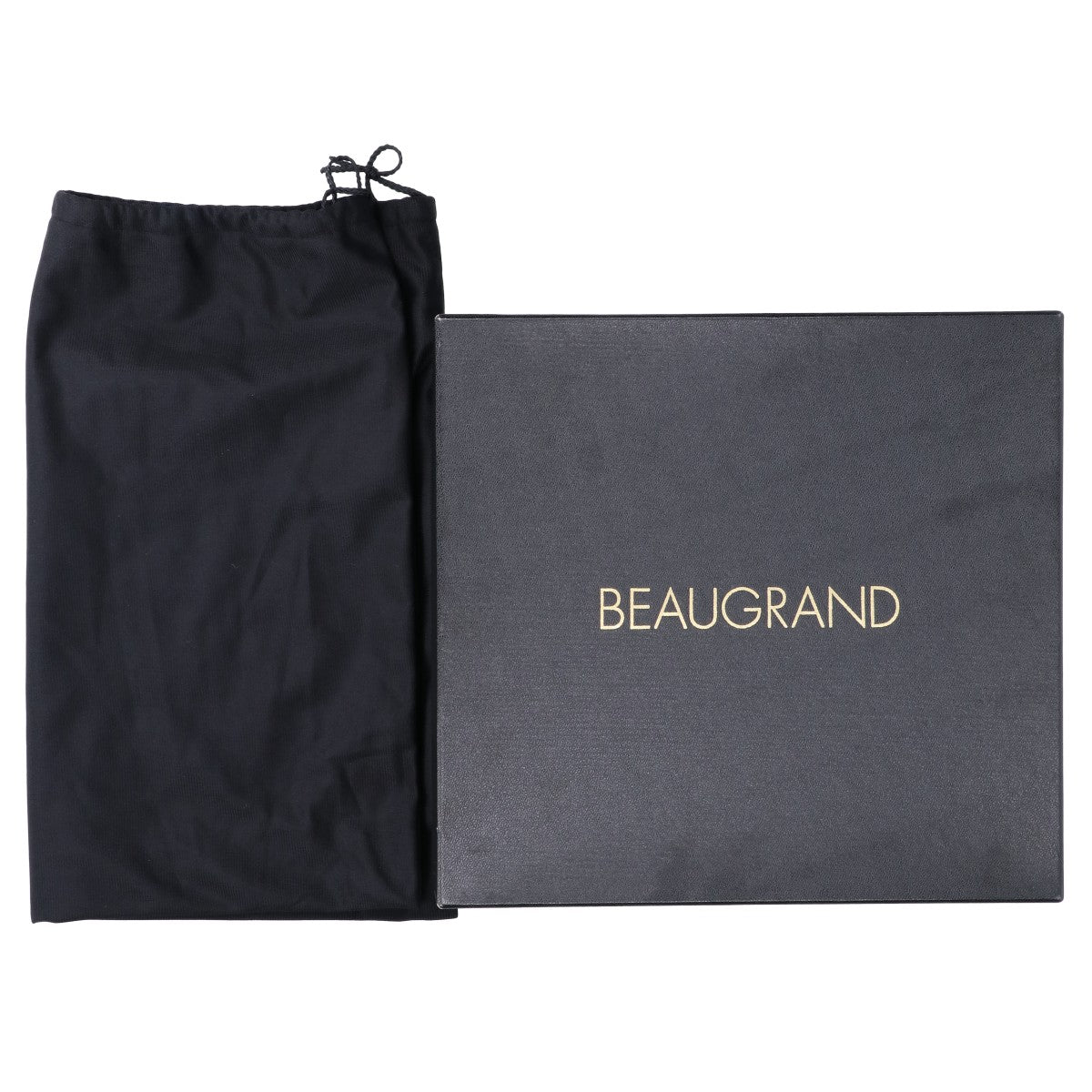 BEAUGRAND ボーグラン 3322-2 ソフト牛/クロコ フラップ ショルダーバッグ