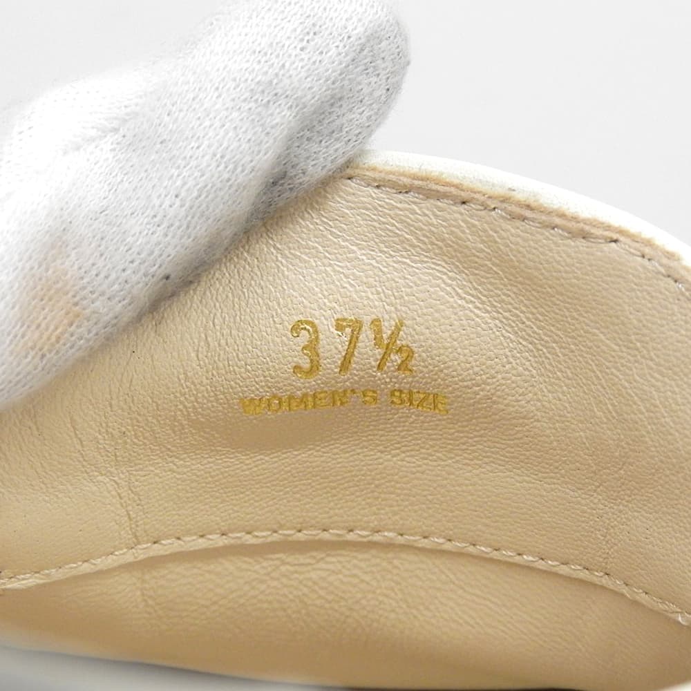 TOD'S トッズ ケイトレザー ローファー シューズ レディース ホワイト 37 1/2 シューズ