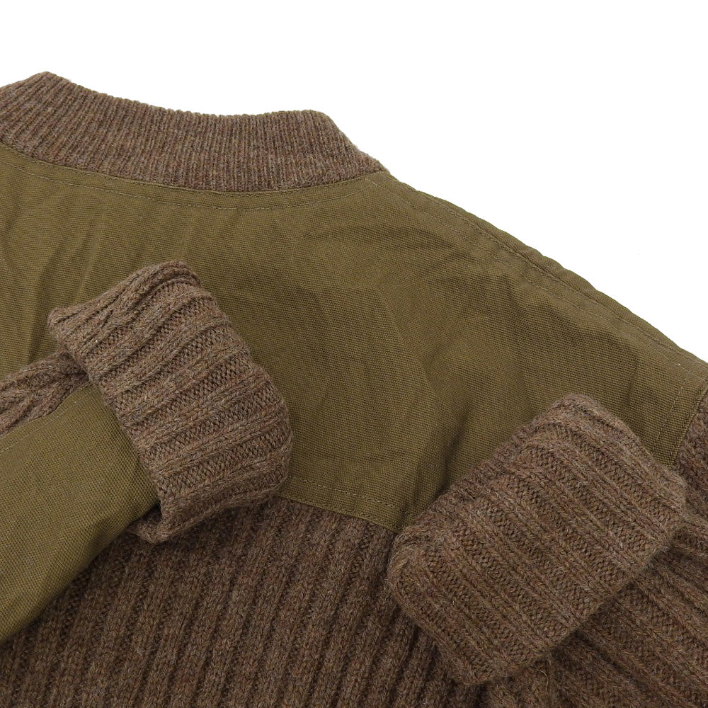 L.L.Bean エルエルビーン コマンドセーター メリノウール100% ヘンリーネックニット トップス メンズ ブラウン M-REG 228198 トップス