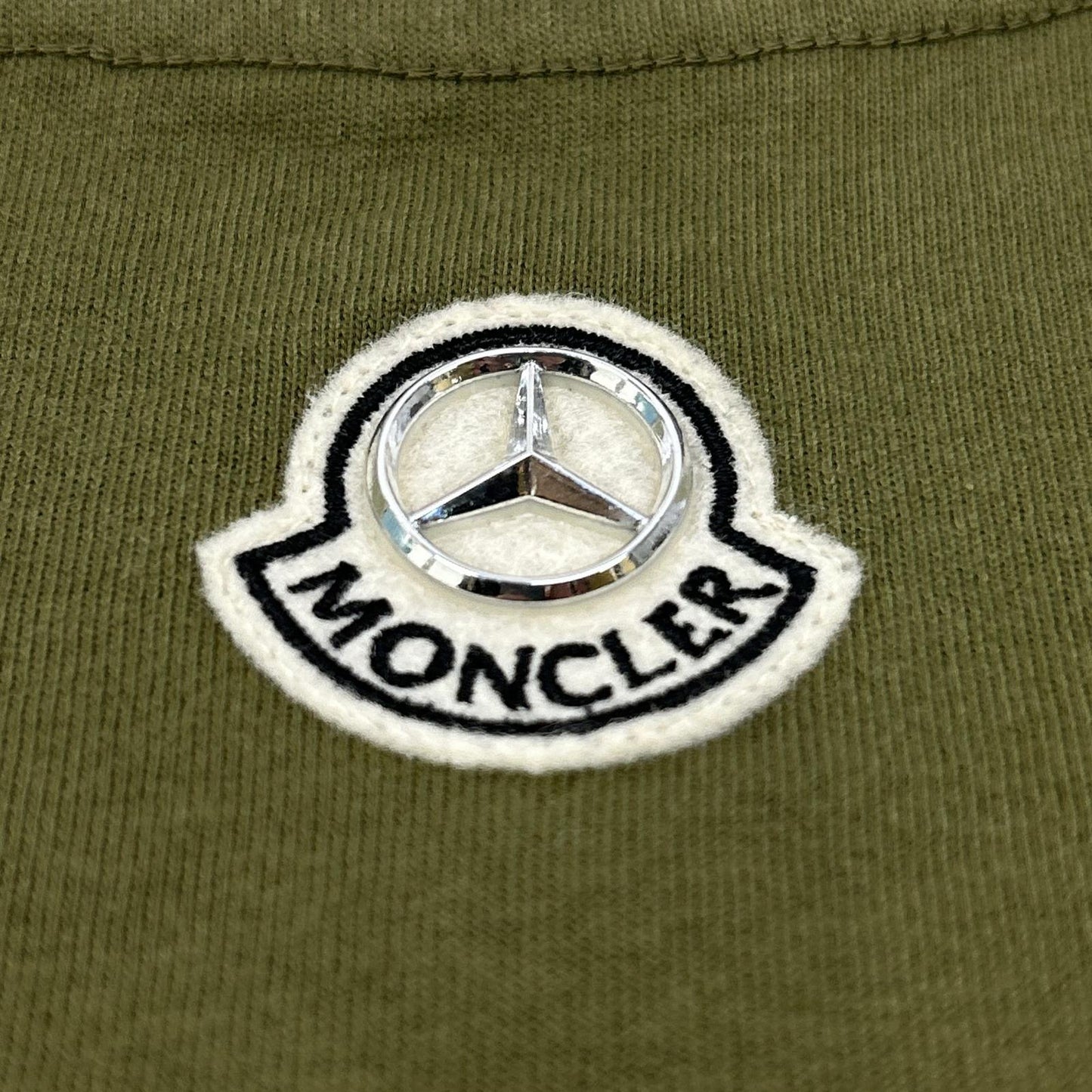 MONCLER モンクレール 【GENIUS】×MERCEDES-BENZ BY NIGO 25SS SS T-SHIRT カーキ コットン アーカイブフォトプリント Tシャツ トップス