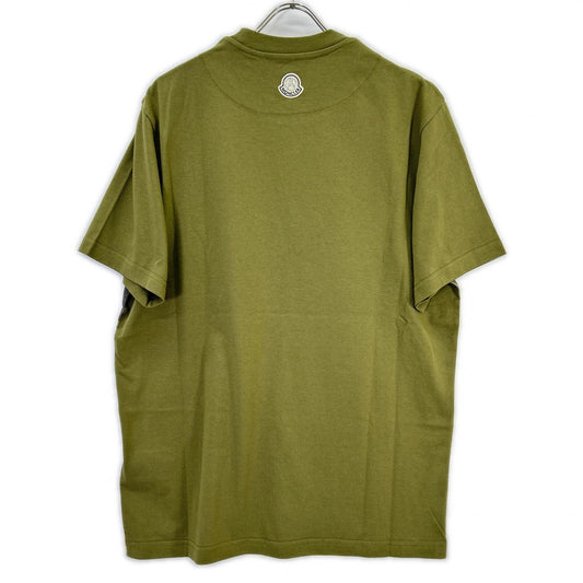 MONCLER モンクレール 【GENIUS】×MERCEDES-BENZ BY NIGO 25SS SS T-SHIRT カーキ コットン アーカイブフォトプリント Tシャツ トップス