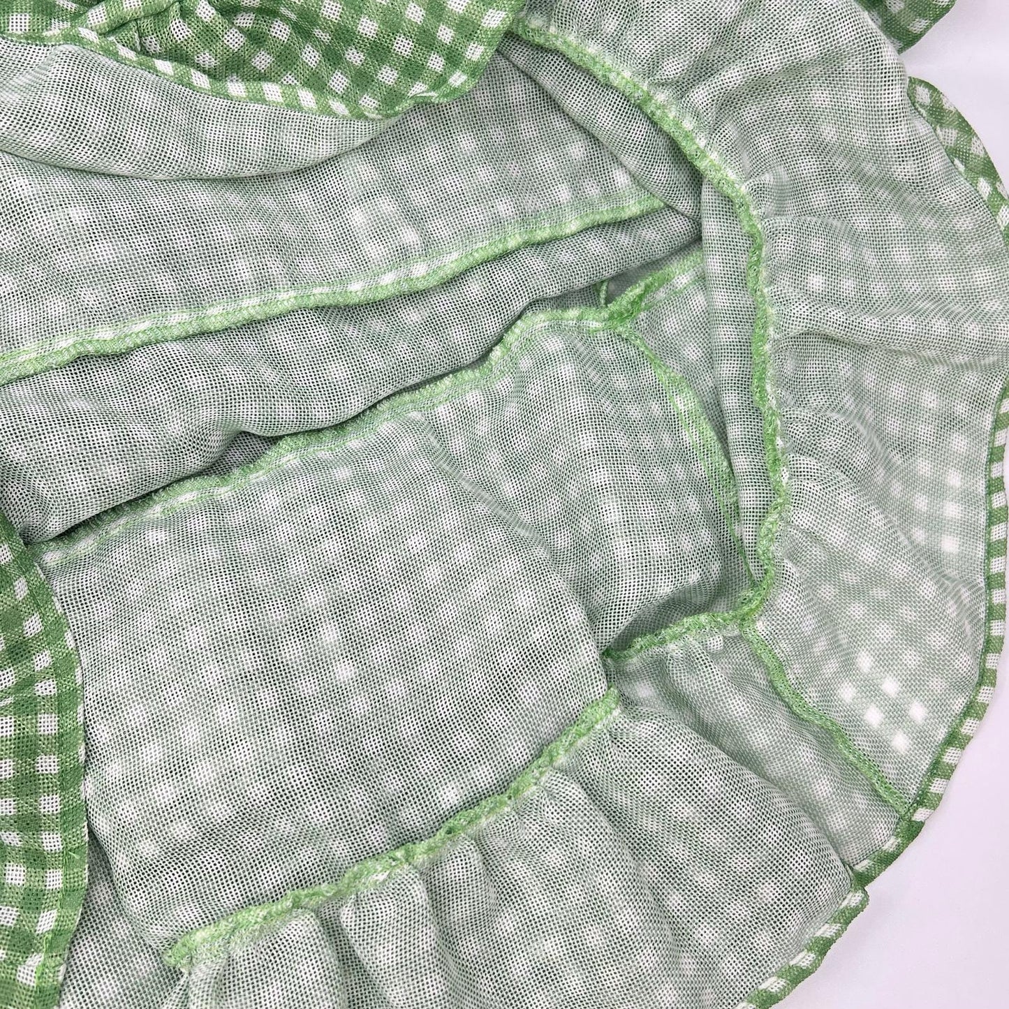 candystripper 1236402 Green × white checkered MY SWEETIE dress, dress