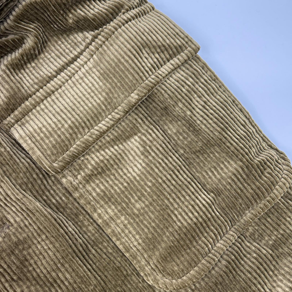 VAN JACKET ヴァンジャケット VAN JAC KC-825505 カーキ コットン チェックライニング 太畝コーデュロイ スパニッシュカラーコート コート