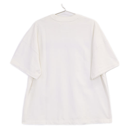 JILSANDER ジルサンダー JSMS707045MS24870811 ホワイト コットンジャージー ロゴプリント ショートスリーブ トップス