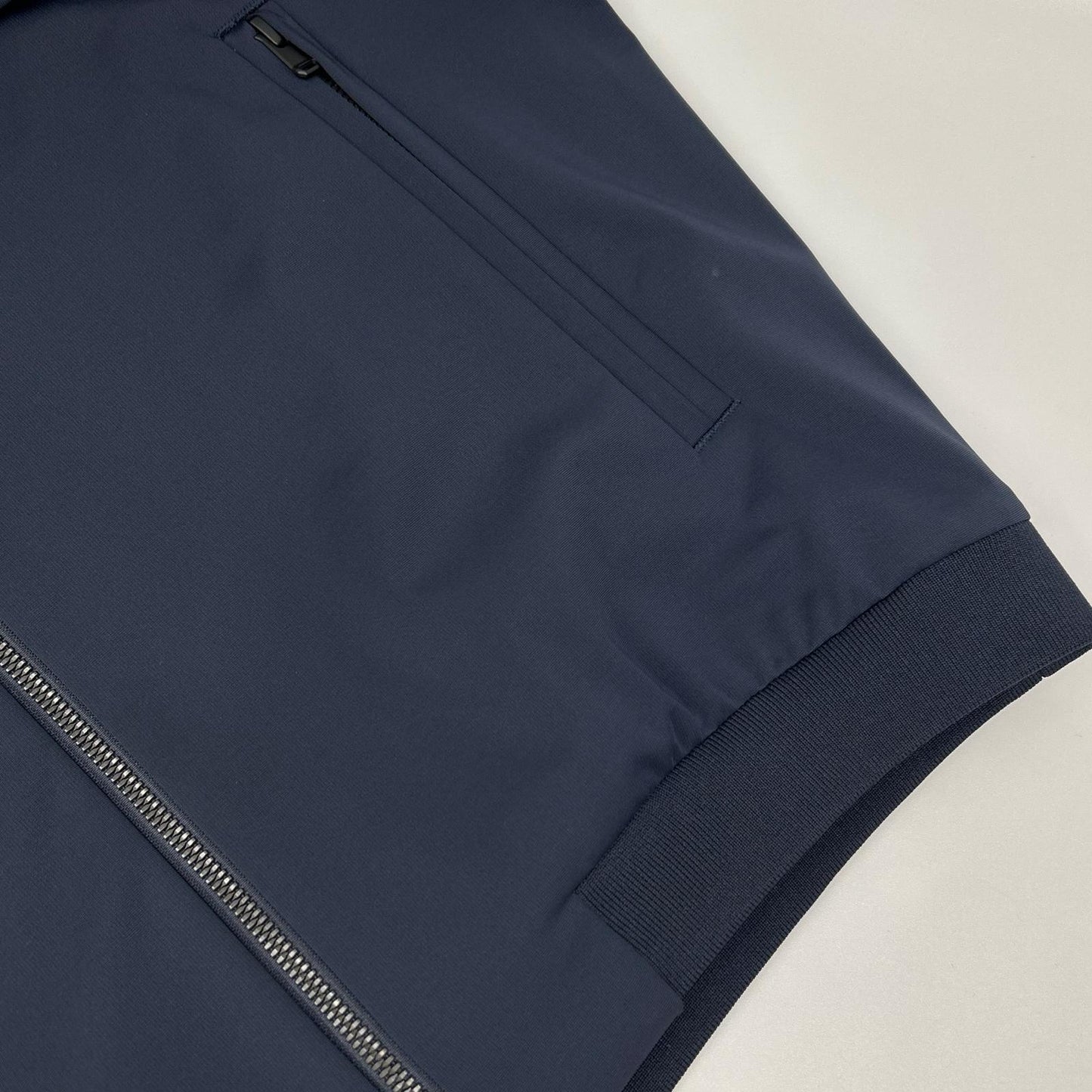 #NAME? Cross Closet CLG-50001 Navy Matte Twist Flight Jacket Matte Twist Flight Jacket Tops