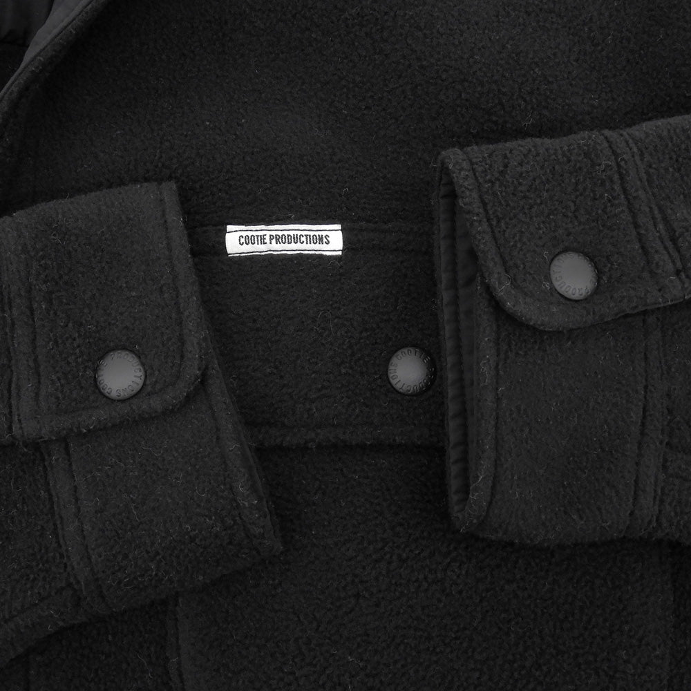 COOTIE クーティー Fleece CPO Jacket ジャケット メンズ ブラック L CTE-21A220 ジャケット