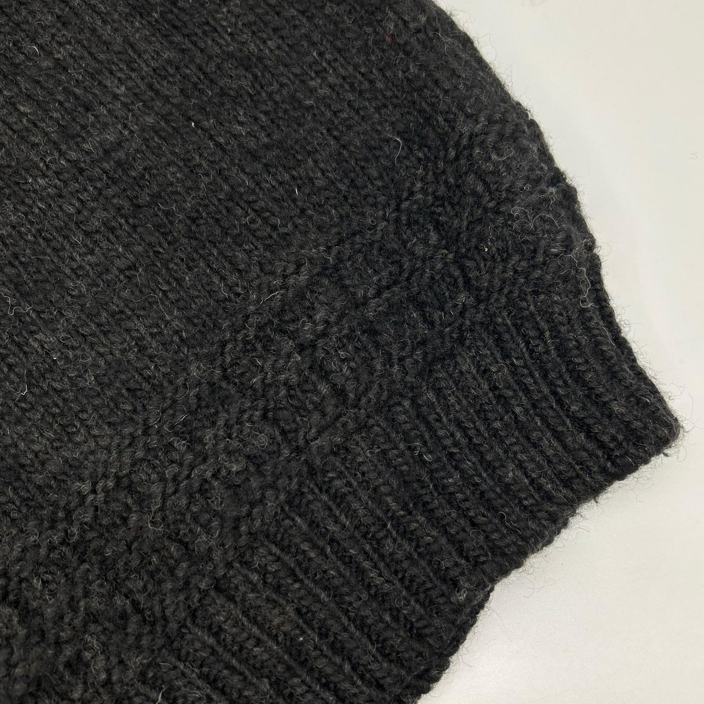 BATONER バトナー BN-21FM-054 ブラック SPREAD ALAN CREW NECK アランクルーネックニット トップス
