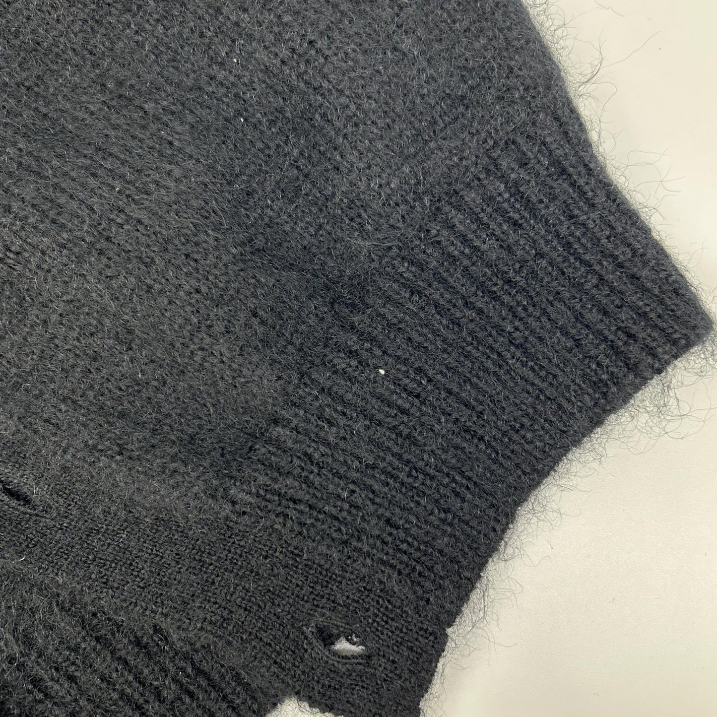 BATONER バトナー BN-22FW-065 ブラック モヘヤ100 PURE MOHAIR CARDIGAN ピュアモヘアカーディガン トップス
