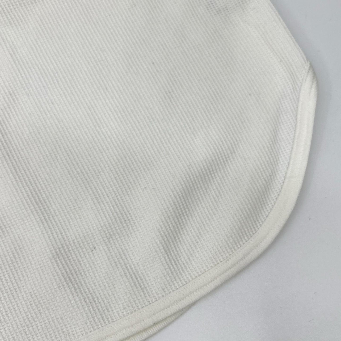 blurhms ブラームス ホワイト Rough & Smooth Thermal Baseball ワッフルカットソー トップス