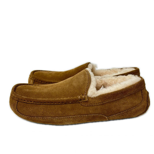 UGG アグ 【新品同様】1101110 M ASCOT アスコット ムートン モカシン シューズ シューズ