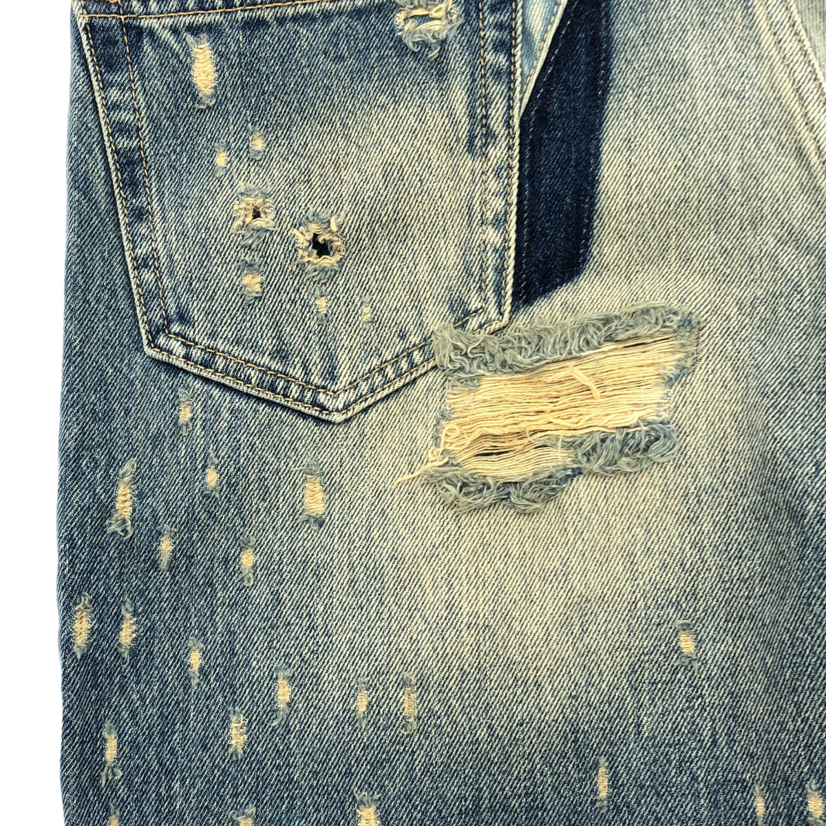 SLY スライ 【JEANS】030ISZ11-2821 インディゴ L/W REMAKE STRAIGHT デニムパンツ ボトムス