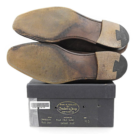Crockett&Jones クロケット&ジョーンズ スエード CAMBERLEY/キャンバリー チャッカブーツ シューズ メンズ ブラウン 9 シューズ