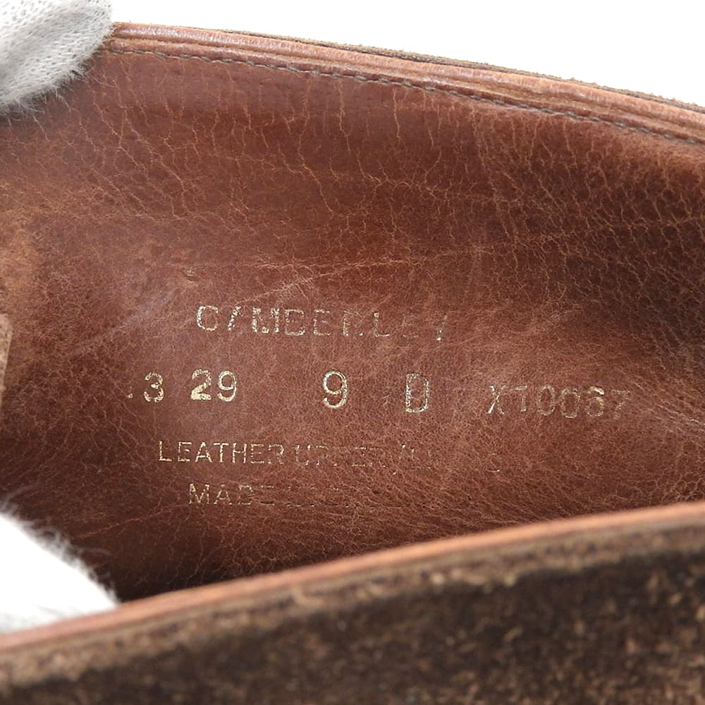 Crockett&Jones クロケット&ジョーンズ スエード CAMBERLEY/キャンバリー チャッカブーツ シューズ メンズ ブラウン 9 シューズ