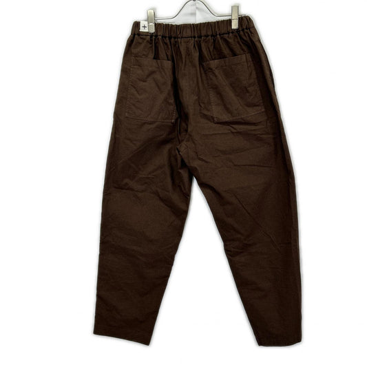 JIL SANDER+ 21 JPUU311105 MU243100A Brown Cotton Easy Pants Bottoms