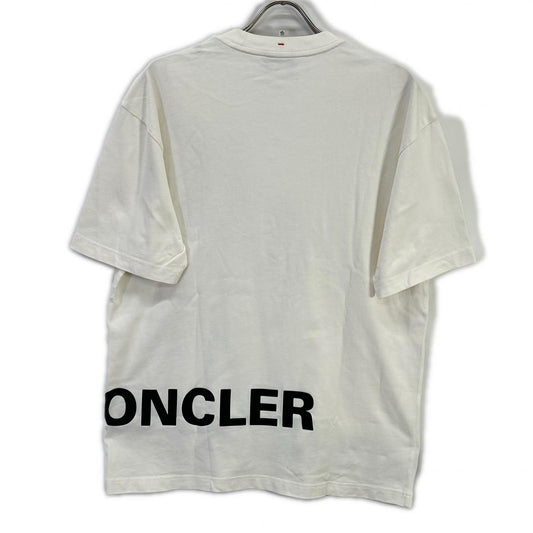 MONCLER モンクレール 【GRENOBLE】23年製 ホワイト T-SHIRT MANICA CORTA ロゴプリントTシャツ トップス