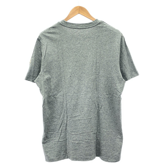 MONCLER モンクレール 23年製 グレー SS T-SHIRT ロゴデザインTシャツ トップス