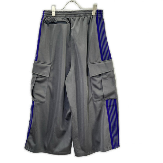needles ニードルズ LHP別注 25SS PU1631 グレー×パープル ポリエステル パピヨン刺繍 カーゴポケット H.D.TRACK PANT/ヒザデルトラックパンツ ボトムス