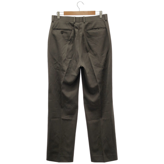 AURALEE オーラリー 25SS A25SP02MG ダークブラウン LIGHT WOOL MAX GABARDINE SLACKS スラックスパンツ ボトムス