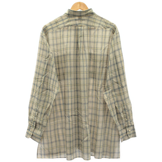 MAATEE&SONS マーティーアンドサンズ 25SS ベージュ H WOOL WORK SHIRTS ロングスリーブワークシャツ トップス