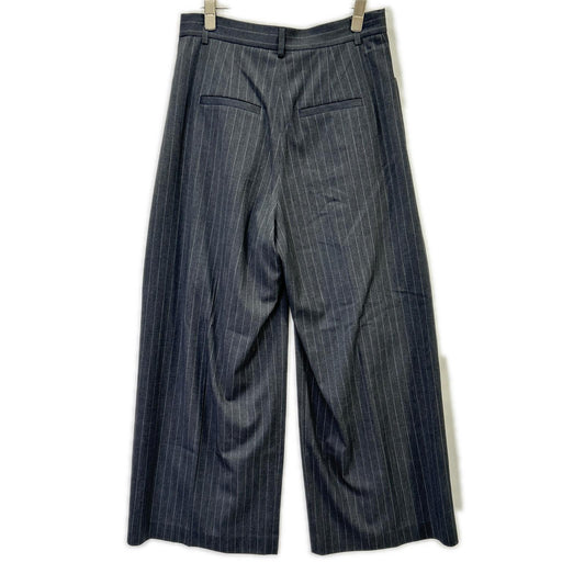 MAISON SPECIAL メゾンスペシャル 24SS グレー ストライプ ワイドパンツ スラックス パンツ ボトムス