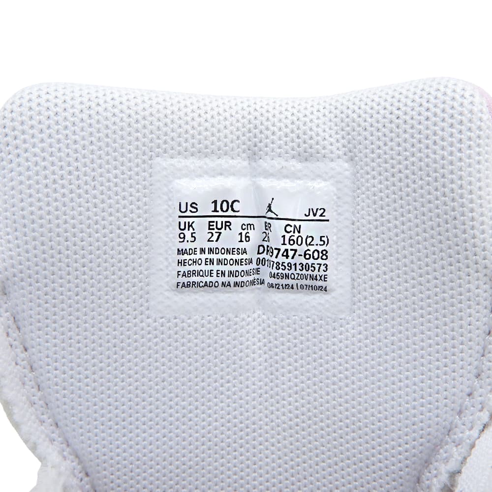NIKE ナイキ 新品同様 Jordan 1 Low ALT スニーカー シューズ キッズ Pink Foam ピンクフォーム/ホワイト 16cm DR9747-608 シューズ