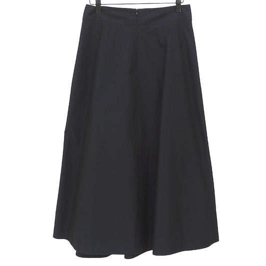 theory luxe セオリーリュクス 美品 HARVEY タックデザイン ロングスカート レディース ブラック 38 24SS スカート