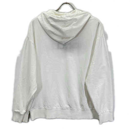 MONCLER モンクレール 23年製 ホワイト ロゴ HOODIE SWEATER プルオーバーパーカー トップス