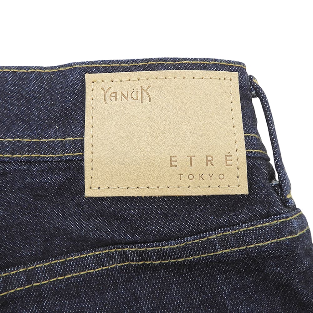 YANUK ヤヌーク Center Crease StraightDenim パンツ ボトムス レディース インディゴ 25 ボトムス