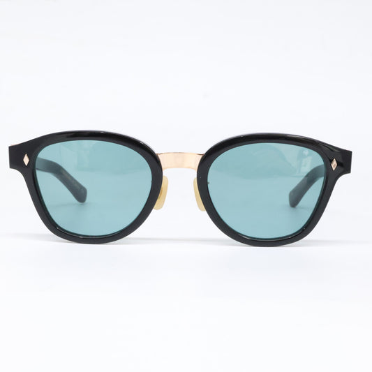 ayame 【Excellent condition】NEWOLD EX BK New Old EX combination Boston-shaped sunglasses