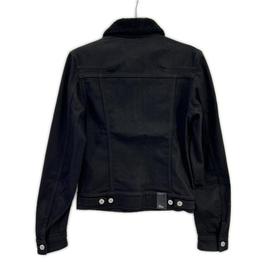 Dior HOMME ディオールオム 863C414Z4209 ブラック ボアカラー 3rd デニムジャケット ジャケット