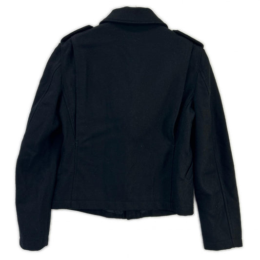 COMMEdesGARCONS SHIRT コムデギャルソンシャツ 11AW W19138 ブラック ウール ダブルライダースジャケット ジャケット
